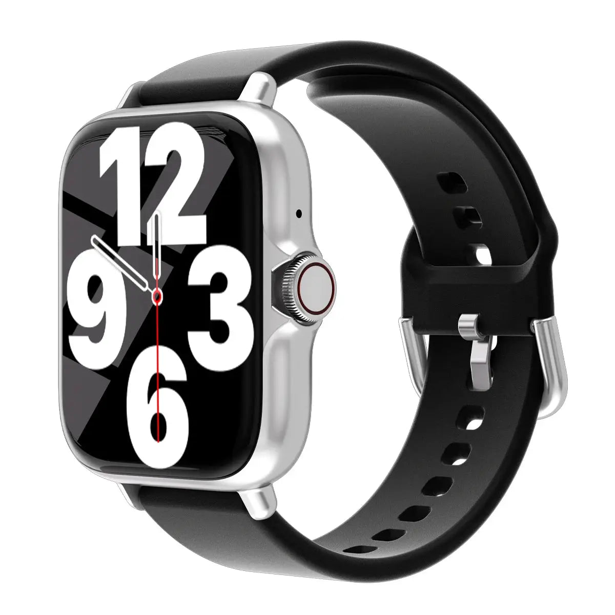 PulseTech 1.83 Inch Waterproof Smart Watch With Calls Messages Sleep Monitoring Pedometer Alerts For IPhone And Android