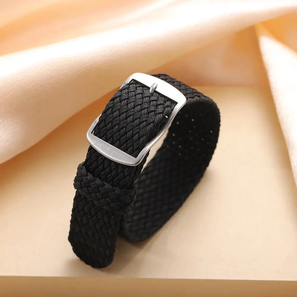 14mm 16mm 18mm 20mm 22mm Nylon Woven Canvas Watch Band for Perlon for Omega Strap Watchband Men Women Sport Bracelet 2035