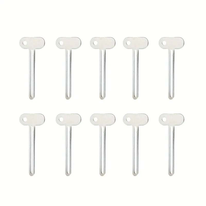 Stainless steel toothpaste squeezer tools, 10-pack, Simples Market bathroom cosmetics accessories