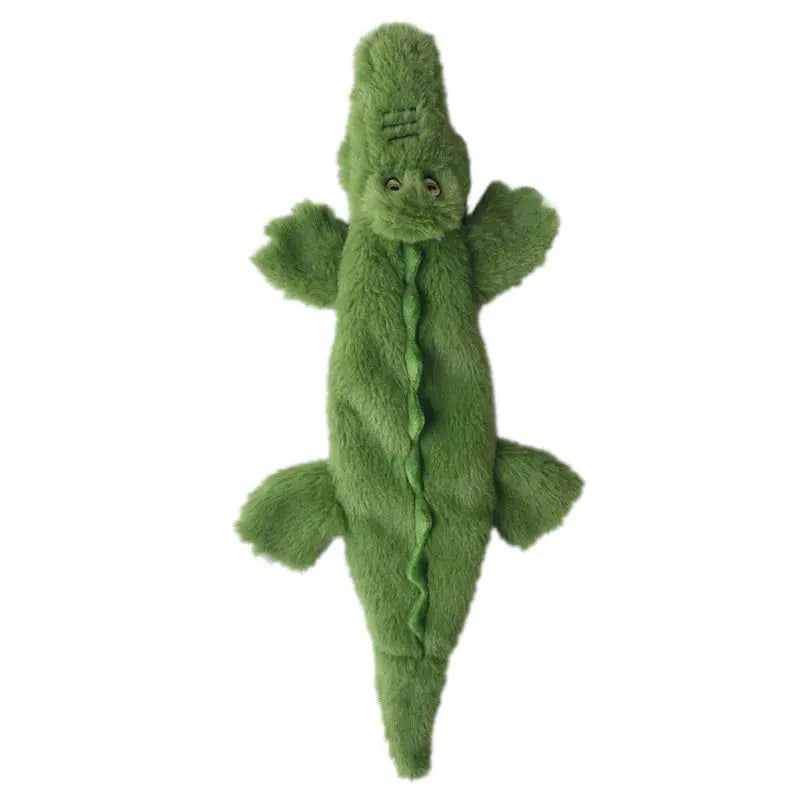 No Stuffing Simulated Animal Dog Toy With Squeakers Durable Plush Crinkle Squeaky Chew Toy For Fetching