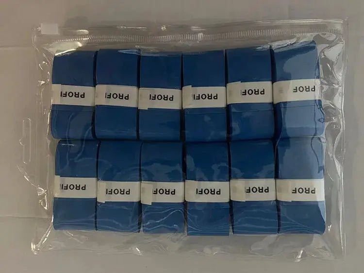 12pcs New Laminated Sticky Overgrips For Tennis Badminton Rackets And Fishing Rod Wrapping Tape Quick Dry Breathable
