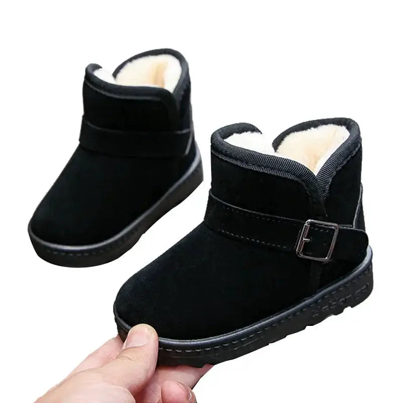 Kids Cotton Snow Boots With Cozy Warmth And Breathable Interior For Boys And Girls Aged 7 To 13