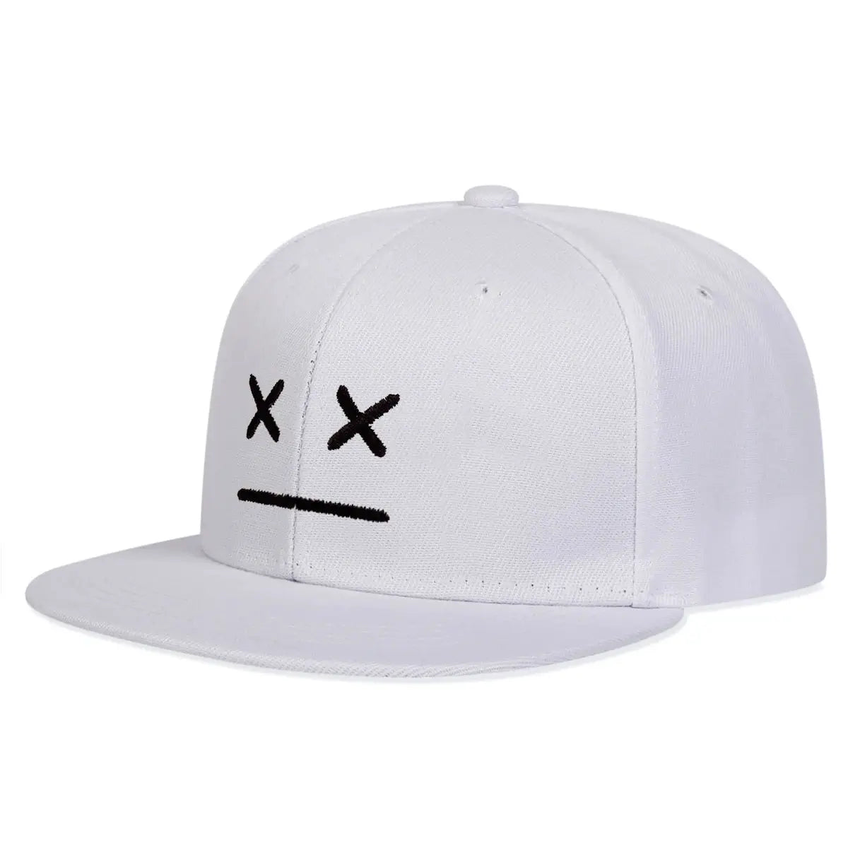 Unisex Ghost Expression Embroidery Hip Hop Baseball Cap Sun Protection Adjustable Outdoor Casual Hat