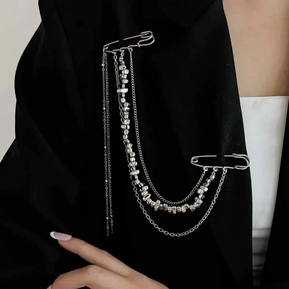 Retro Sweet Imitation Pearl Metal Chain Anklet With Tassel Pendant 2025 Creative Girl Fashion Jewelry
