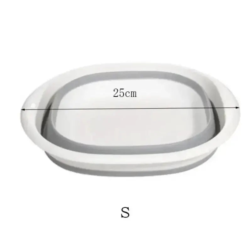 Collapsible Foot Bath Basin For Soaking Feet Thickened Plastic Tub