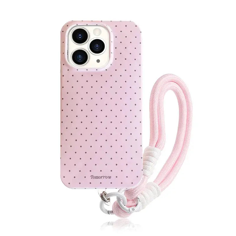 Polka Dot iPhone Case Ultra Slim Shockproof For iPhone 11 12 13 14 15 16 17 Pro Max And Air