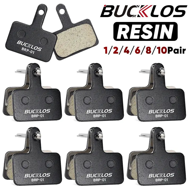 BUCKLOS Resin Disc Brake Pads For Shimano B01S B03S B05S Hydraulic MTB Wear Resistant