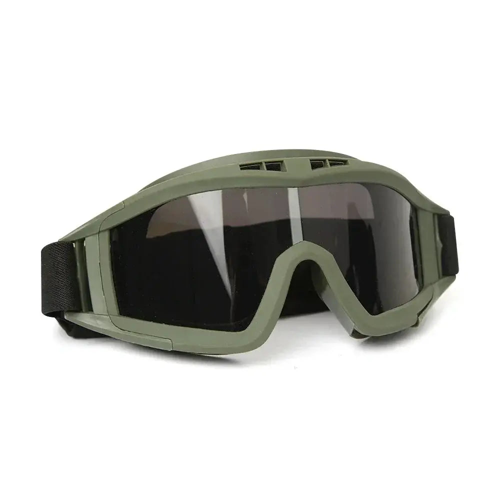 SummitGuard Airsoft Tactical Goggles With Windproof Dustproof Triple Lens Design UV Protection For Outdoor Sports
