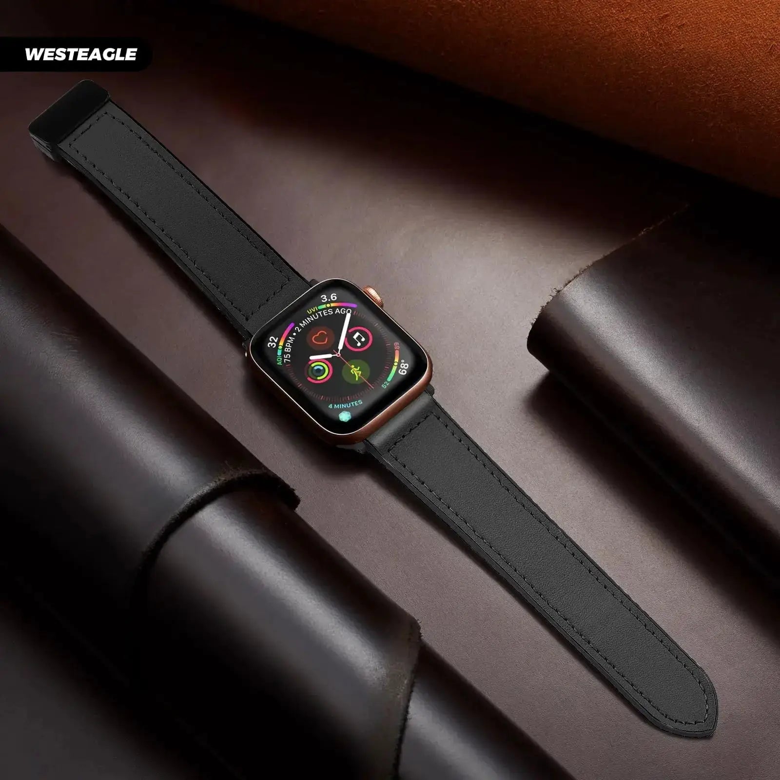 Genuine Leather Strap for Apple watch band 11 46mm 42mm 44mm 40mm 45mm 41mm bracelet iWatch series 10 9 8 7 SE3 ultra 3 2 49mm