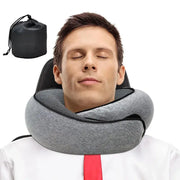 Travel Neck Pillow Memory Foam U Shaped Snail Style Portable Adjustable Soft Sleep Pillow For Travel