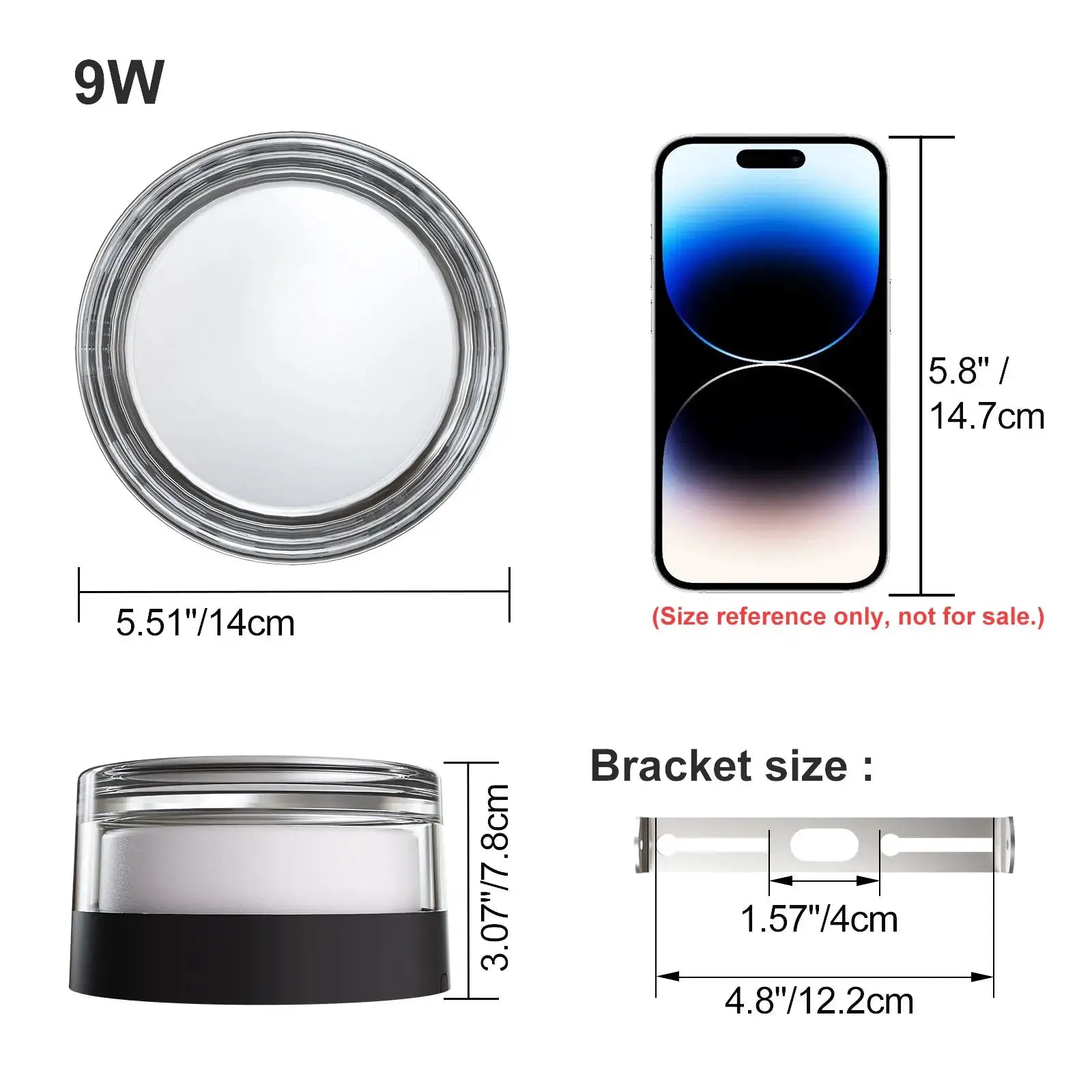 LVL modern 9W round LED wall lamp, smokey grey, IP65 waterproof indoor/outdoor wall sconce by Simples Market