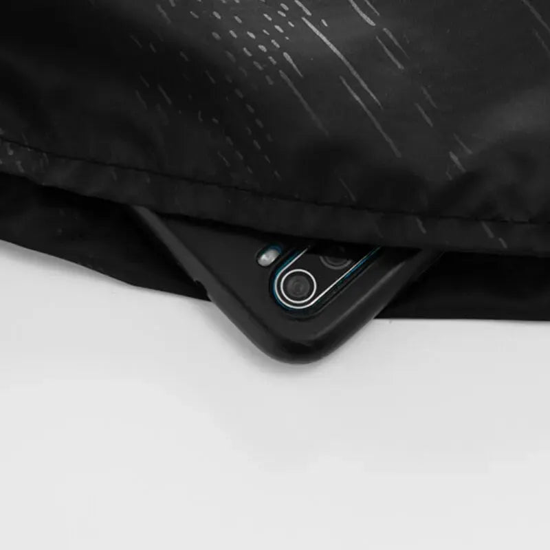 LNGXO hiking pants, unisex black waterproof quick-dry with phone pocket