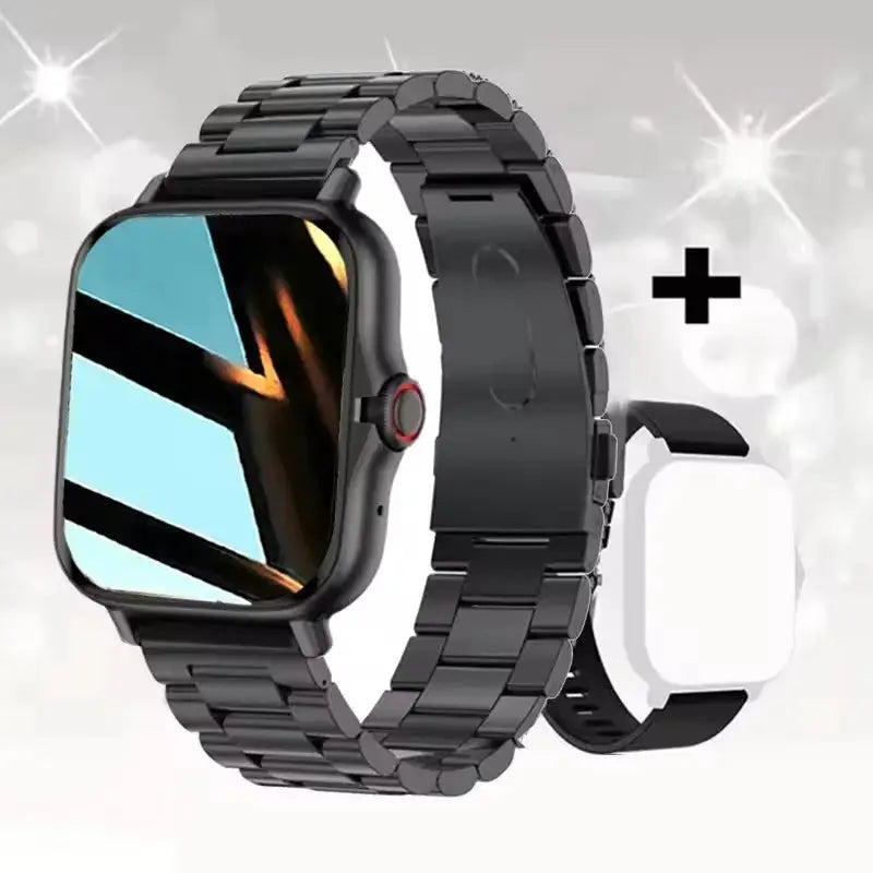 VitalTime Android Smartwatch 1.44 Inch Color Screen Bluetooth Calling Blood Oxygen BP Monitoring Health Tracking