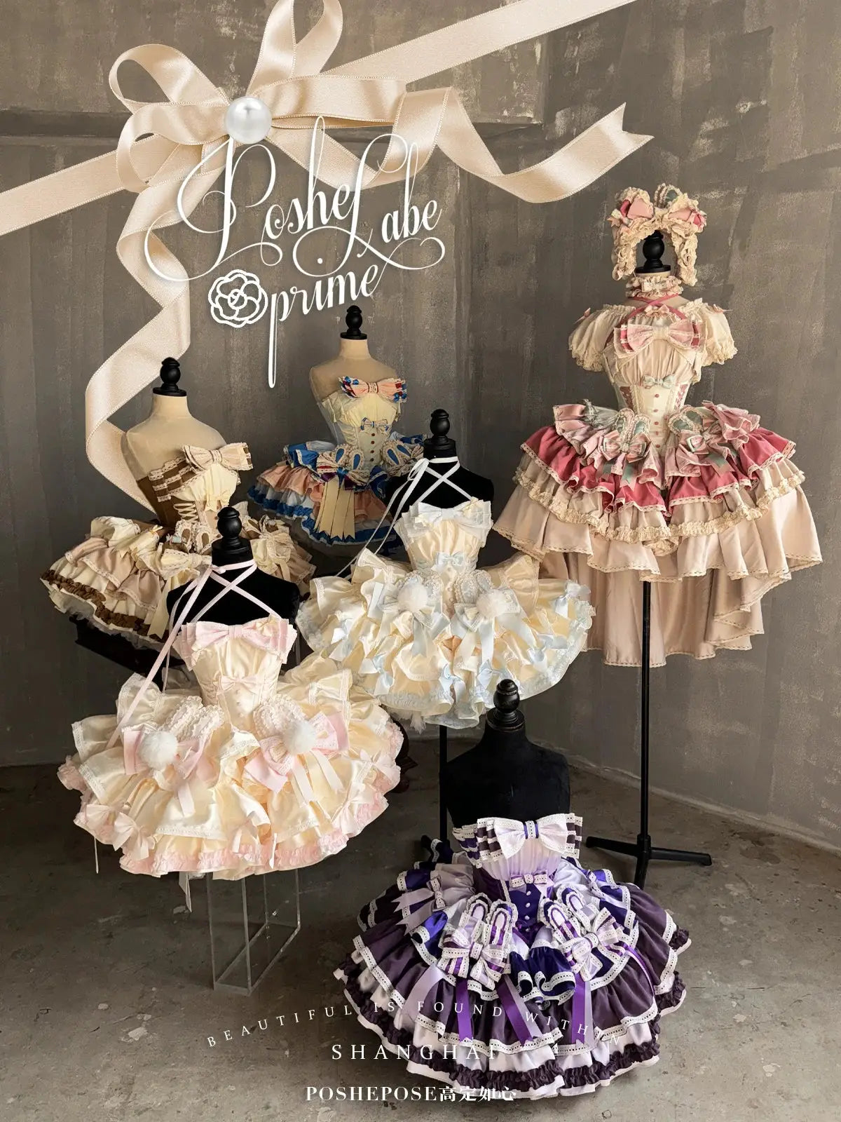 Girls Birthday Lolita Dress Tube Top Satin Bowknot Pettiskirt Mini