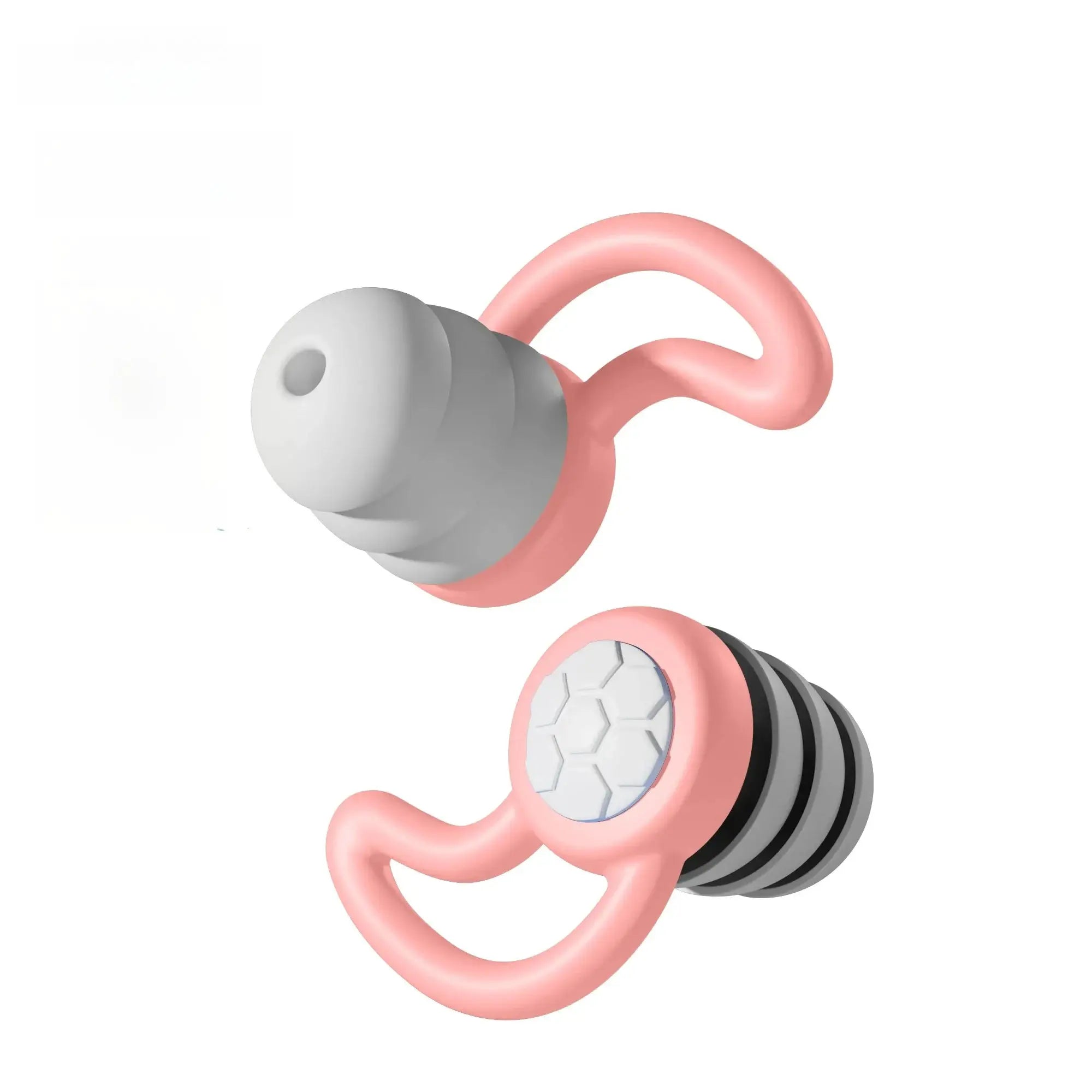 Silicone Noise Cancelling Earplugs Three Layer Noise Filter for Sleep and Swimming Waterproof