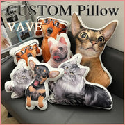 Custom photo shape pet pillows set of multiple dog and cat cushions for sofa or car decor