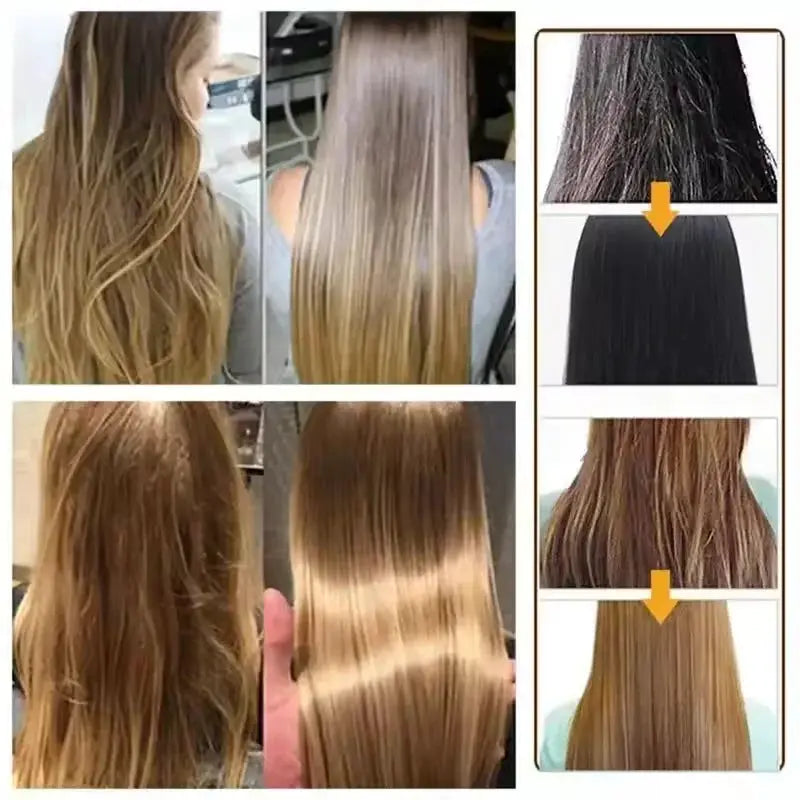 Keratin Hair Mask With Rice Extract For Damaged Frizzy Hair 5 Seconds Repair Soft Smooth Shiny