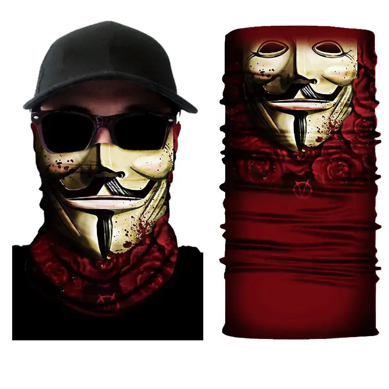 Seamless Tactical Neck Gaiter Bandana Scarf For Men Face Mask Balaclava For Cycling Skiing Motorcycle Hiking