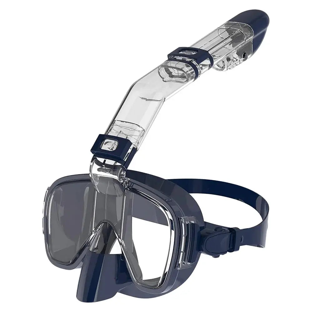 XIAOTREE Snorkeling Mask Half Face For Adults And Children Dry System Anti Fog Leakproof With Ultra Clear Vision