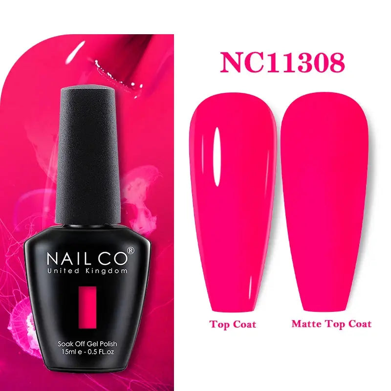 NAILCO 283 Colors Gel Nail Polish Kit Ultra Long Lasting UV Gel Varnish With 30 Day Shine