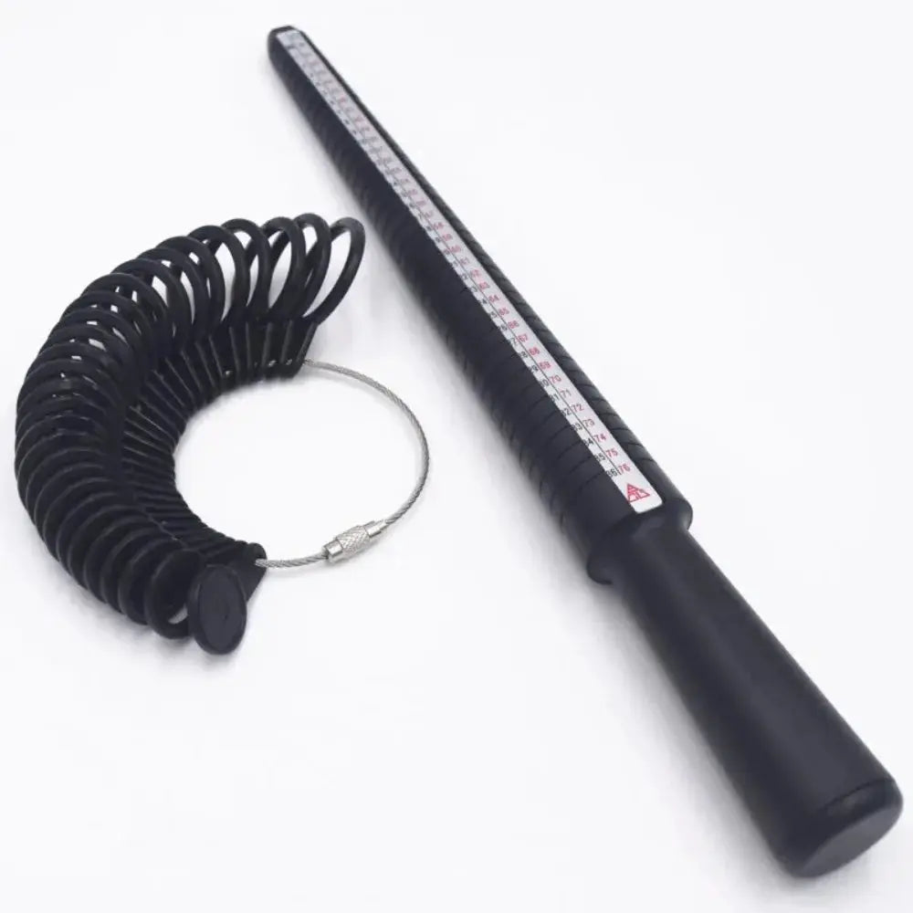 Ring Size Mandrel And Finger Gauge Set Plastic Ring Sizer For Jewellery Making And Measuring