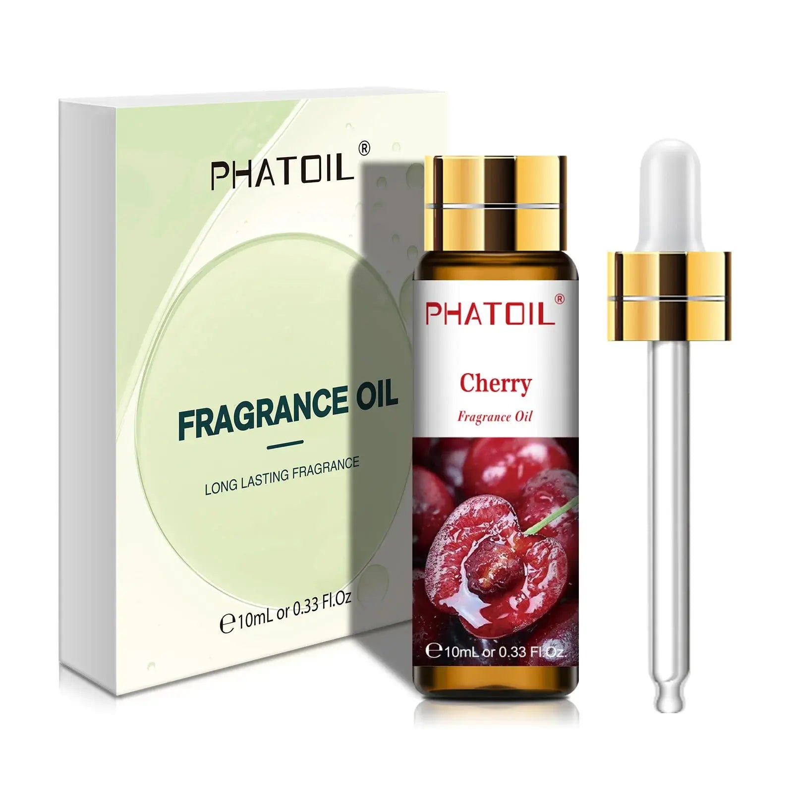 Phatoil Sweet Fruit Fragrance Oils Set 10ml For Aromatherapy And Diy Candles Cherry Apple Strawberry Mango Coconut