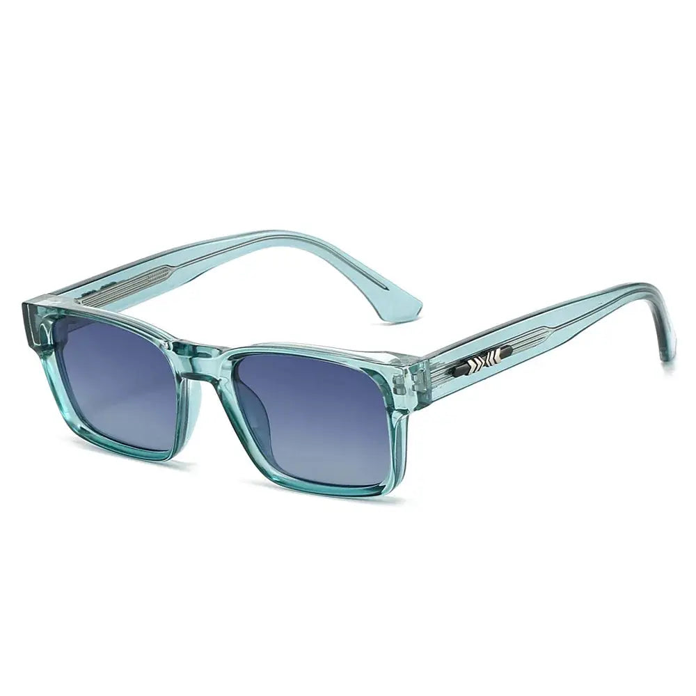 Quality Square Polarized Sunglasses For Men And Unisex With Durable Metal Core UV400 Protection