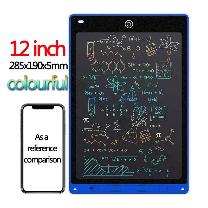 10 And 12 Inch LCD Writing Tablet For Kids Graffiti Sketchpad Handwriting Blackboard Toy Gift