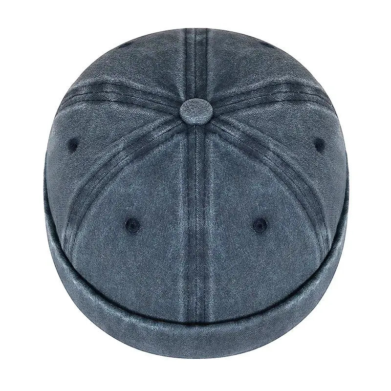 Street Style Soft Top Washed Hip Hop Cap Unisex Versatile Farmers Hat For Urban Everyday Wear