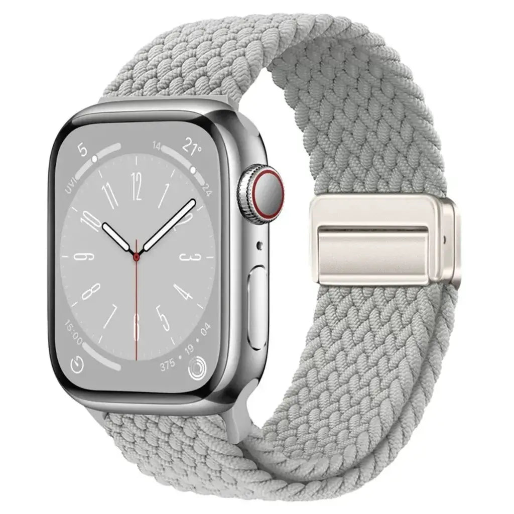 Nylon Braided Band Strap Compatible For Apple Watch S10 46mm 44mm 40mm 45mm 49mm 41mm 38mm iWatch series se 10 7 3 5 6 8 9 Ultra