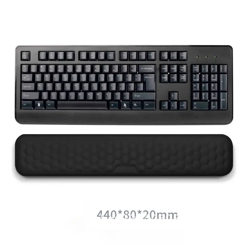 ComfyWrist Two In One Memory Foam Keyboard And Mouse Wrist Rest For Ergonomic Support And Better Posture