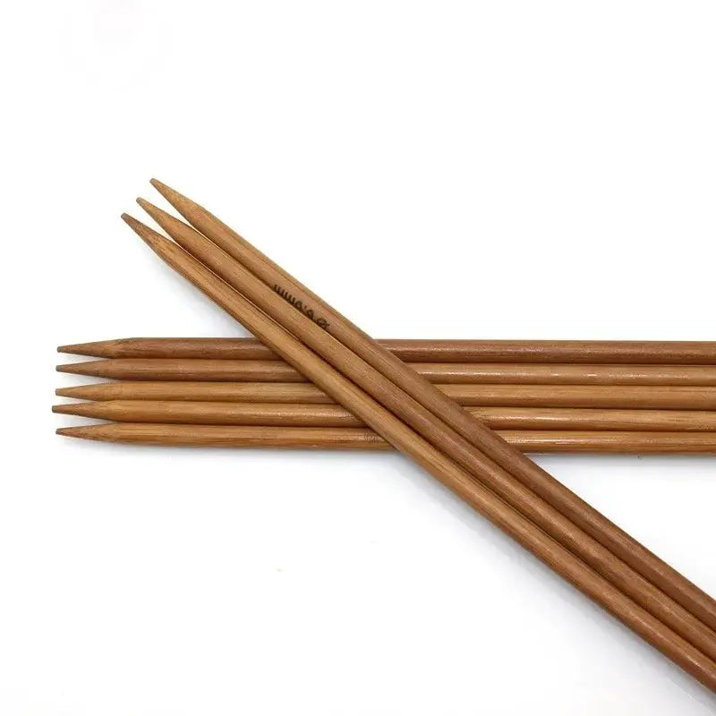 36 Pieces Carbonized Bamboo Crochet Needle Set Single Pointed For Knitting And Crochet With Beads