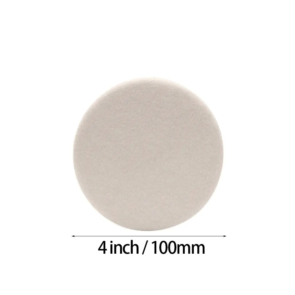 Wool Felt Polishing Pad For M10 M14 Polisher 75mm 100mm 125mm 150mm 180mm Wheel Glass Stainless Steel Scratch Repair
