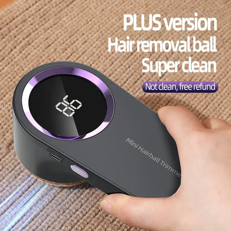 LumiLint LED Portable Digital Lint Remover USB Type C Rechargeable For Gentle Fabric Care And Pill Removal