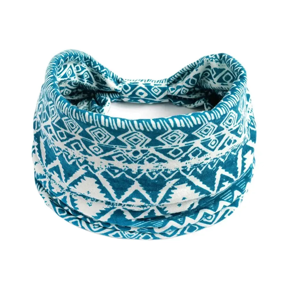 Zenora Wide Headband Non Slip Elastic Knot Hair Band For Yoga And Summer Sports Wear