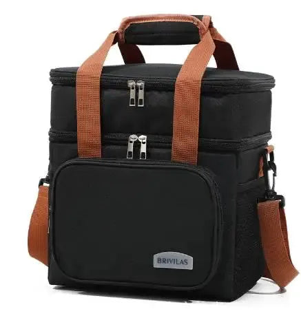 SmartCarry Fashion Crossbody Insulated Lunch Bag Large Capacity Keeps Food Fresh All Day Waterproof Oxford Cloth