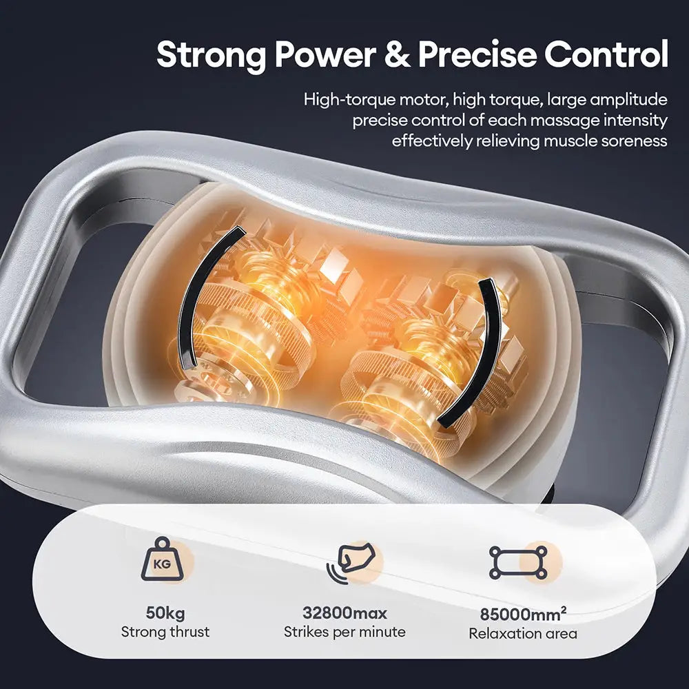 Simples Market 30-heads body massage gun with high-frequency vibration for back, waist, thighs, neck and shoulders