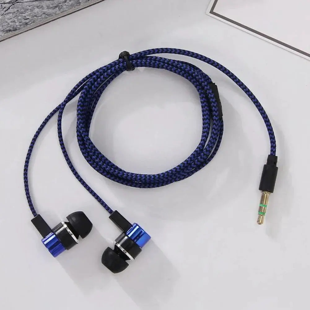 NovaSound 3.5mm In-Ear Wired Headphones With Superb Bass Stereo Sound Noise Isolation And Comfortable Fit