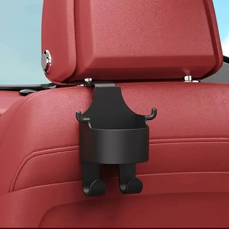 Multifunctional Car Backseat Organizer With Hooks Cup Holder And Storage Box Durable PP Material