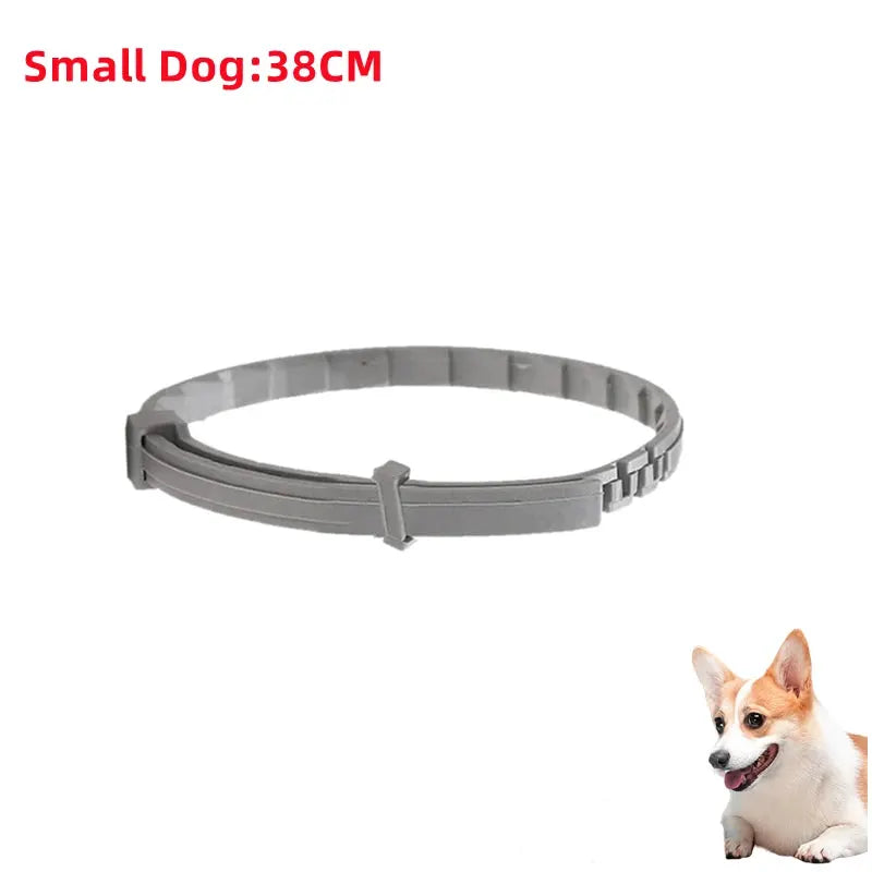 Calming pheromone collar for dogs and cats, adjustable gray 38cm