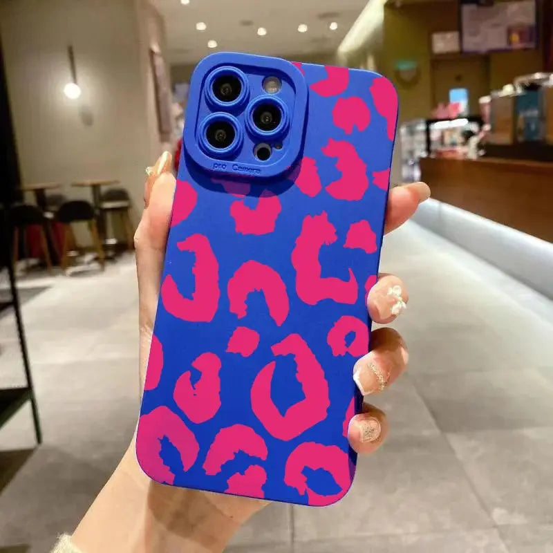 Leopard Design Phone Case for iPhone 7 Through 17 Series With Full Camera Protection and TPU Build