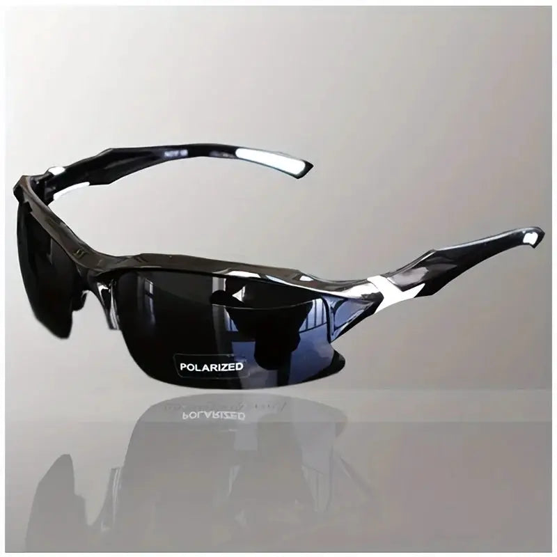PolarGuard Outdoor Polarized Sports Glasses Windproof Sunglasses For Baseball Running Fishing Golf And Driving