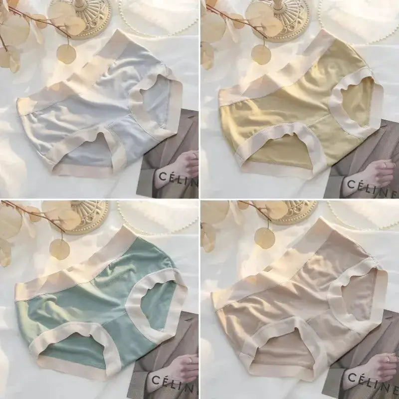 Simples Market 4-pc set of women's seamless modal panties in assorted pastel colors