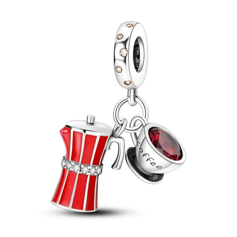 Original 925 Silver Charms Beads For Pendant Charm Bracelet Dangle For Women DIY Fine Jewelry Making Hot Sale