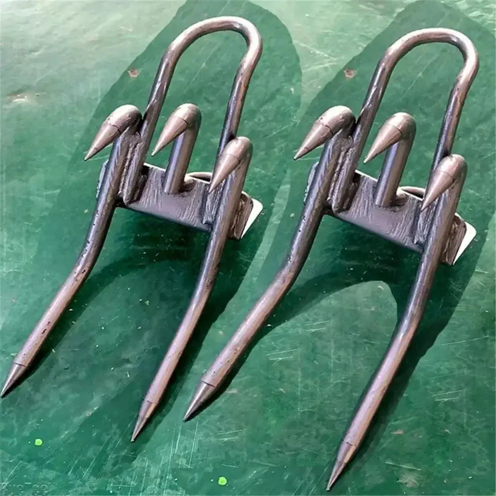 Tree Climbing Spikes Steel Five Claw Design Pole Climbing Tool For Hunting Hiking And Ice Climbing