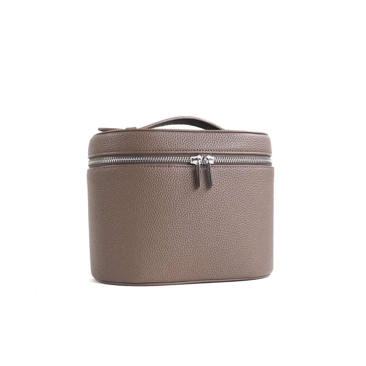 VoyageLux PU Leather Cosmetic Box With Internal Organizer Large Capacity Travel Makeup Bag With Customizable Names