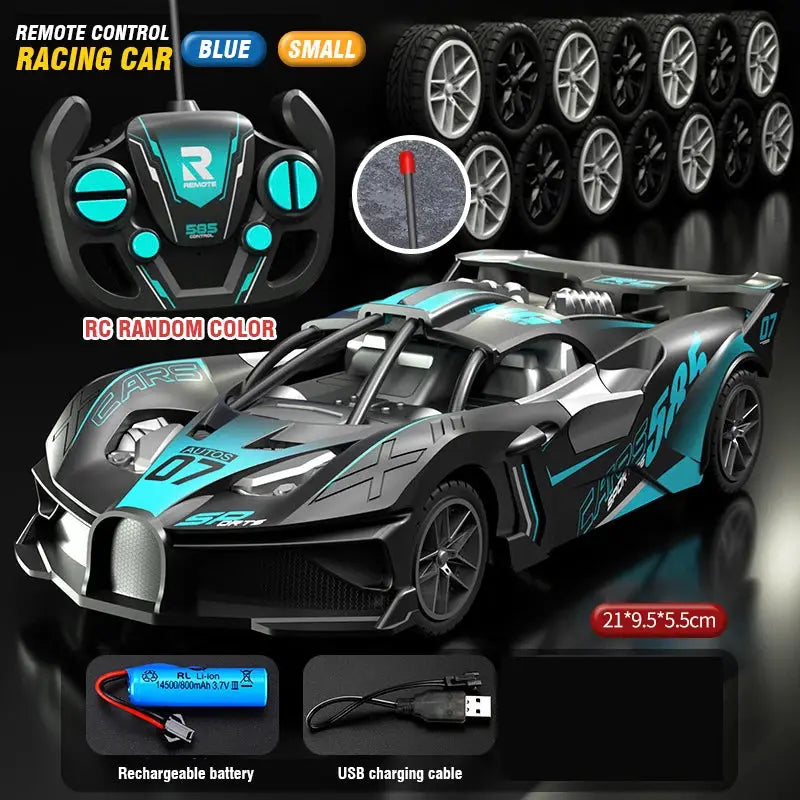 RC Car 4 Channel High Speed Remote Control Drift Racing Car Electric Sportscar Toy For Boys Kids Birthday Gift