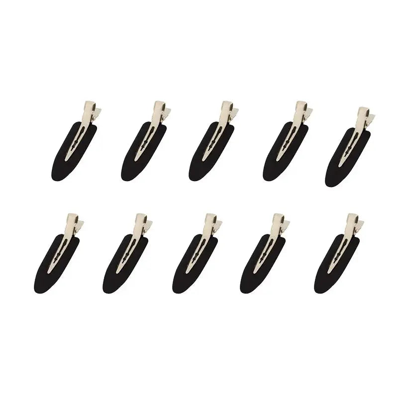 GlowStyle No Crease Hair Clips 10 Piece Set For Women And Girls Secure Hold Without Bending