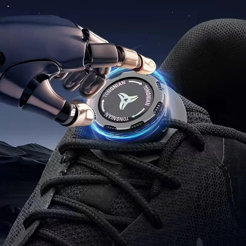 No Tie Shoe Locks With Rotating Buckles For Sports And Outdoor Shoes Unisex Quick Adjust Design Pre Installed