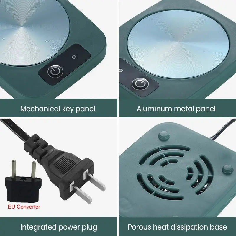 Electric Mug Warmer Thermostatic Coaster Low Power Beverage Heater
